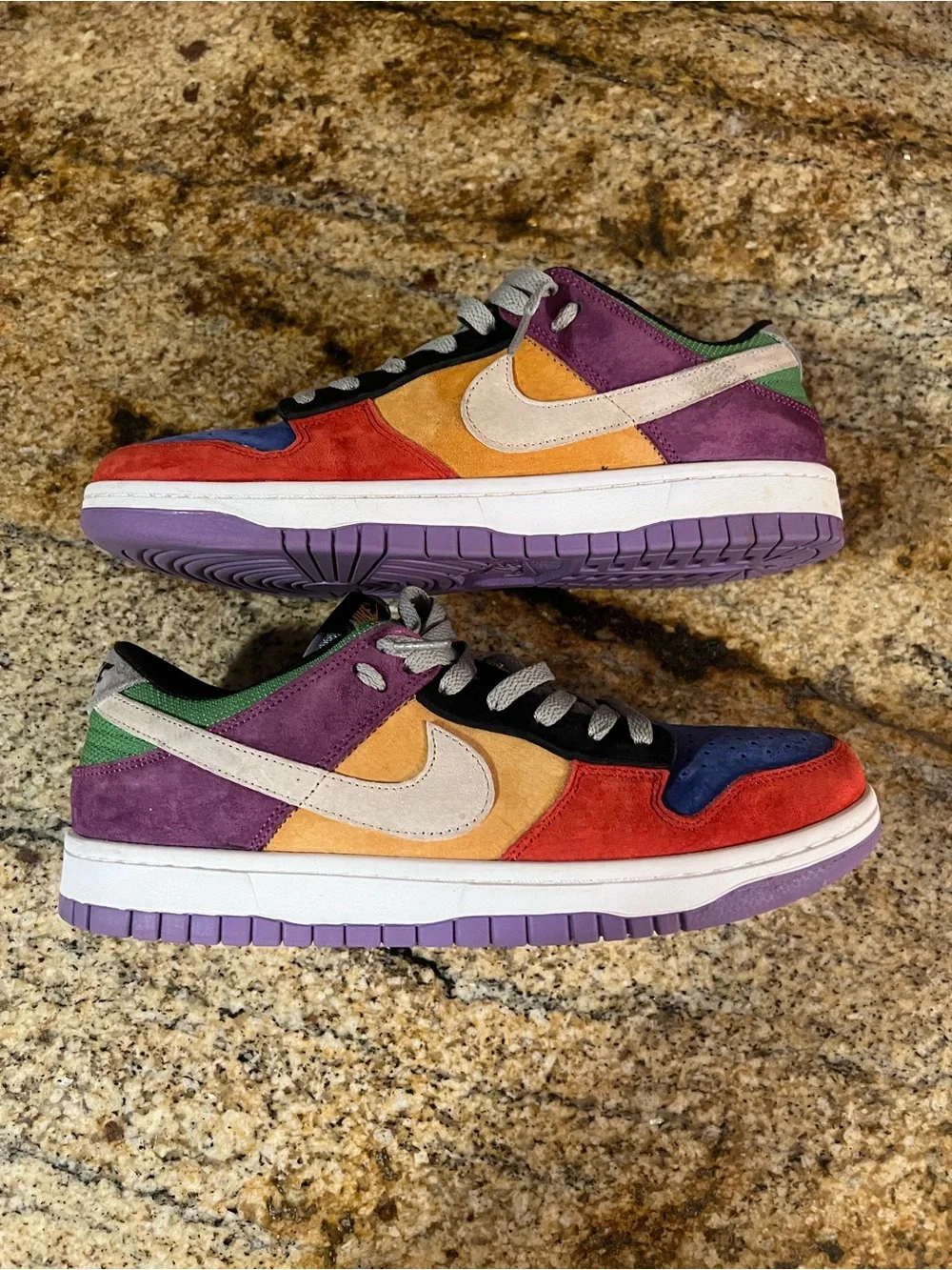 Nike Dunk Low SP Viotech 2019 Multicolor Suede Men’s Size 8 CT5050-500